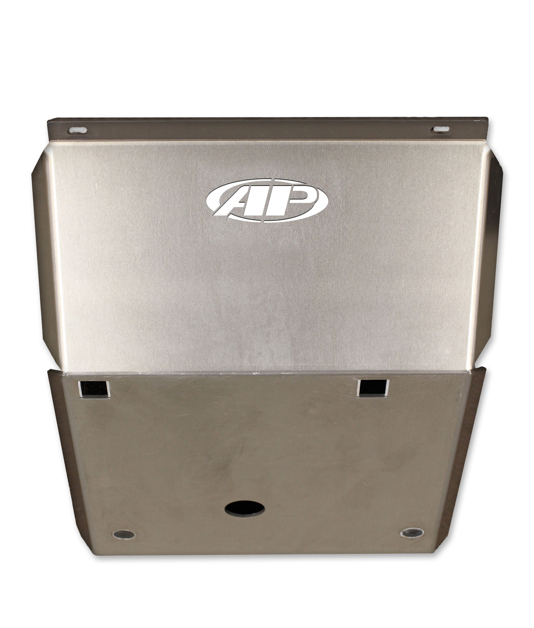05+ Tacoma Front IFS Steel Skid Plate, Bare Metal - Click Image to Close