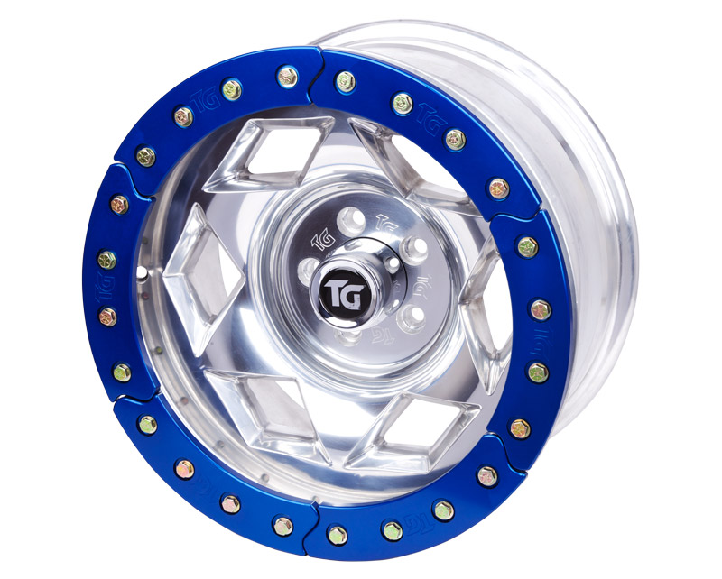 17" Aluminum Beadloclk Wheel, FJ/TACOMA (6 on 5.5" w 3.75" BS), Polished Segmented Ring