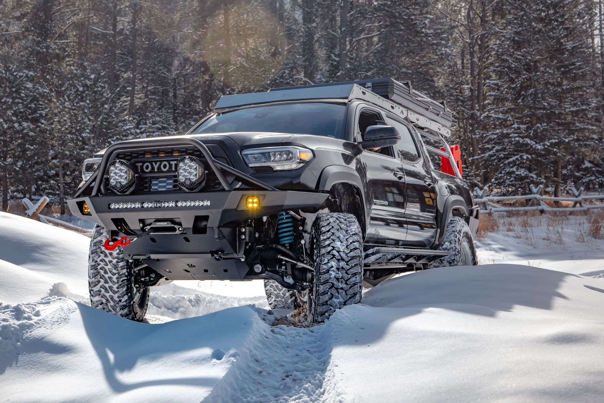 C4 Fabrication Overland Front Bumper 2016+ Tacoma - Click Image to Close