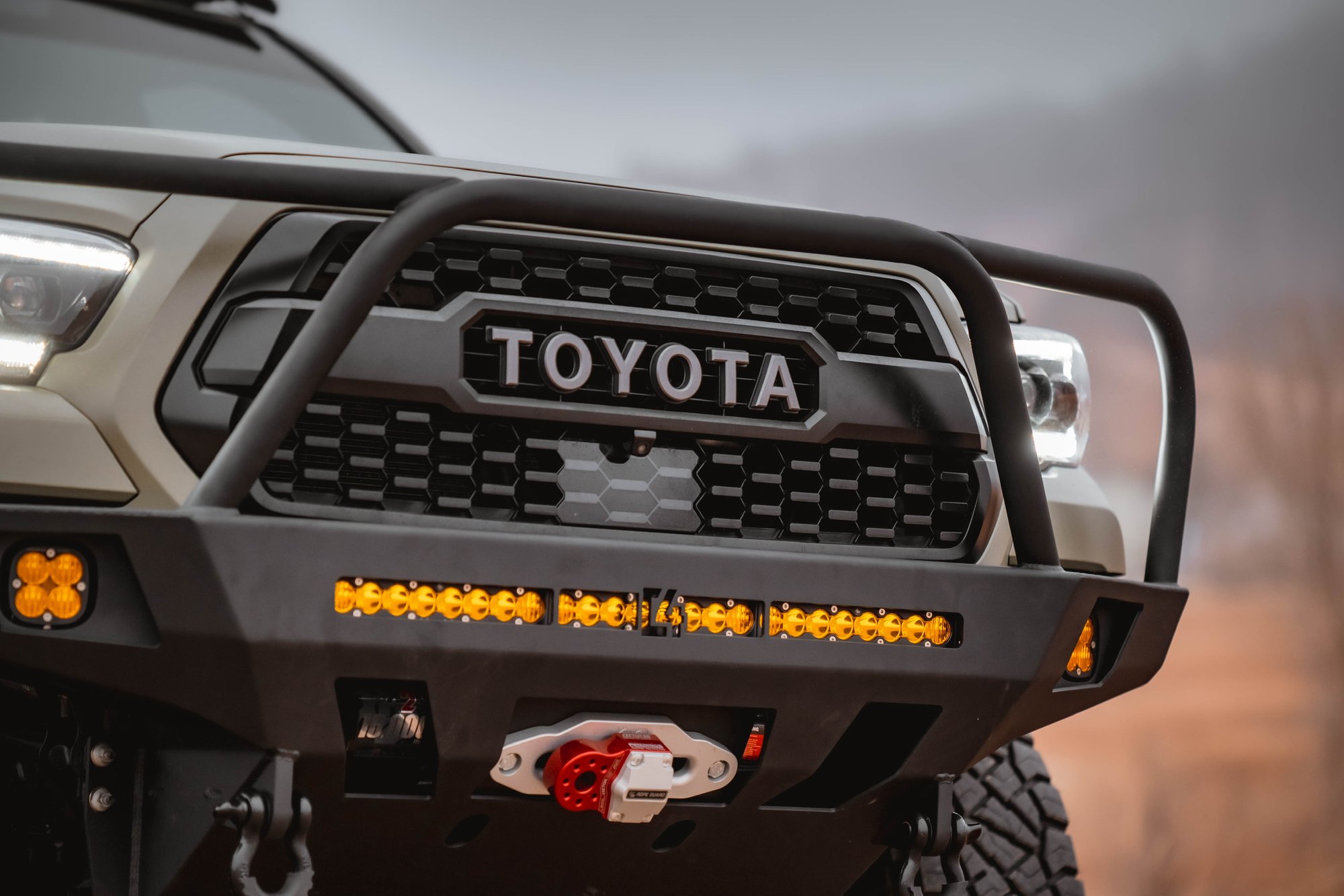 C4 Fabrication Overland Front Bumper 2016+ Tacoma - Click Image to Close