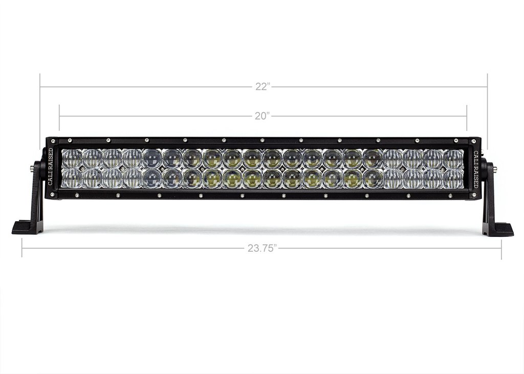 Cali Raised 21.5 In. Dual Row 5D Optic OSRAM LED Bar