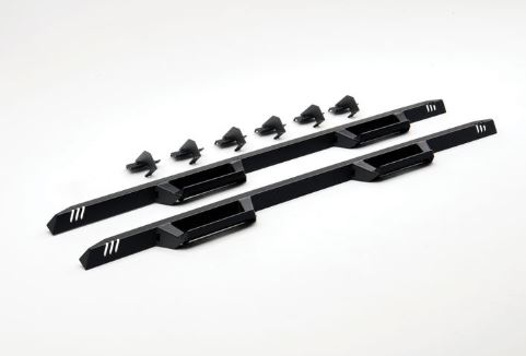 N-Fab 05-20 EPYX Step System Dbl Cab 2 Steps per Side Textured Black