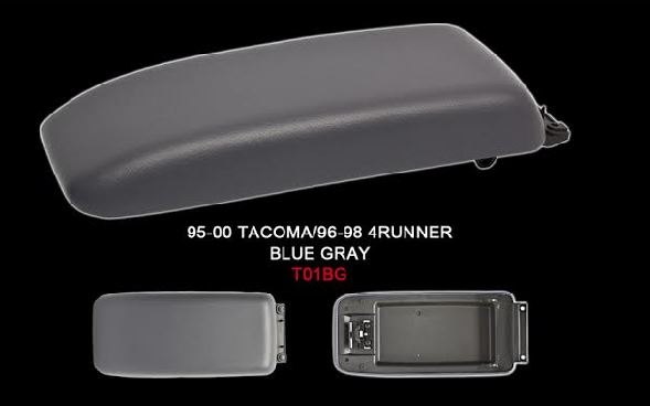 Tacoma Front Center Console Lid 95-00 Blue Grey
