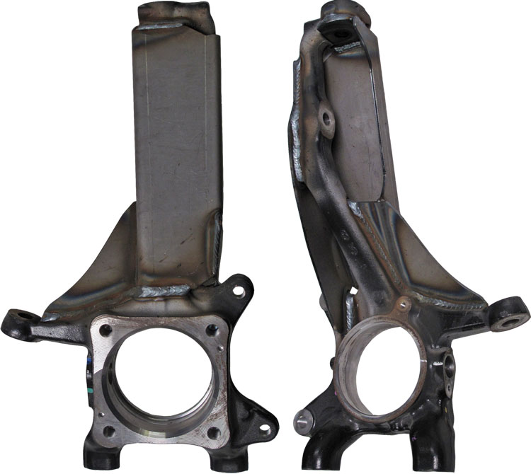Total Chaos Weld-On Spindle Gussets w/ Swaybar Mounts 05-15 - Click Image to Close