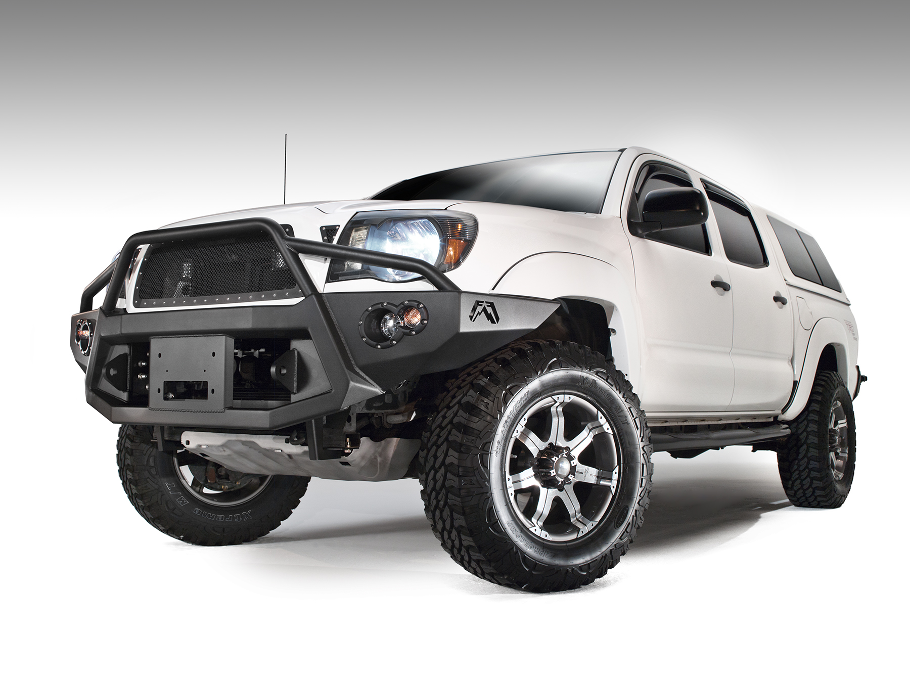 Fab Fours Premium Front Bumper W/ Pre-Runner Guard 2005-2011 Tacoma - Click Image to Close