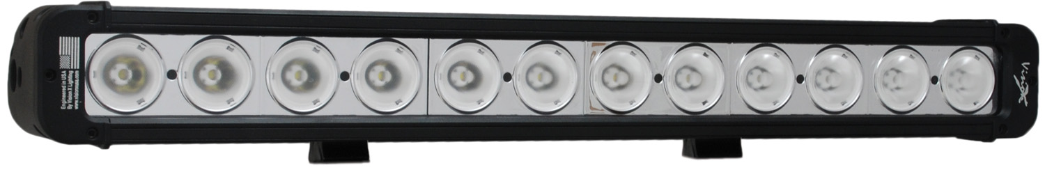 20" EVO PRIME LED BAR BLACK 12 10W LED'S NARROW - Click Image to Close