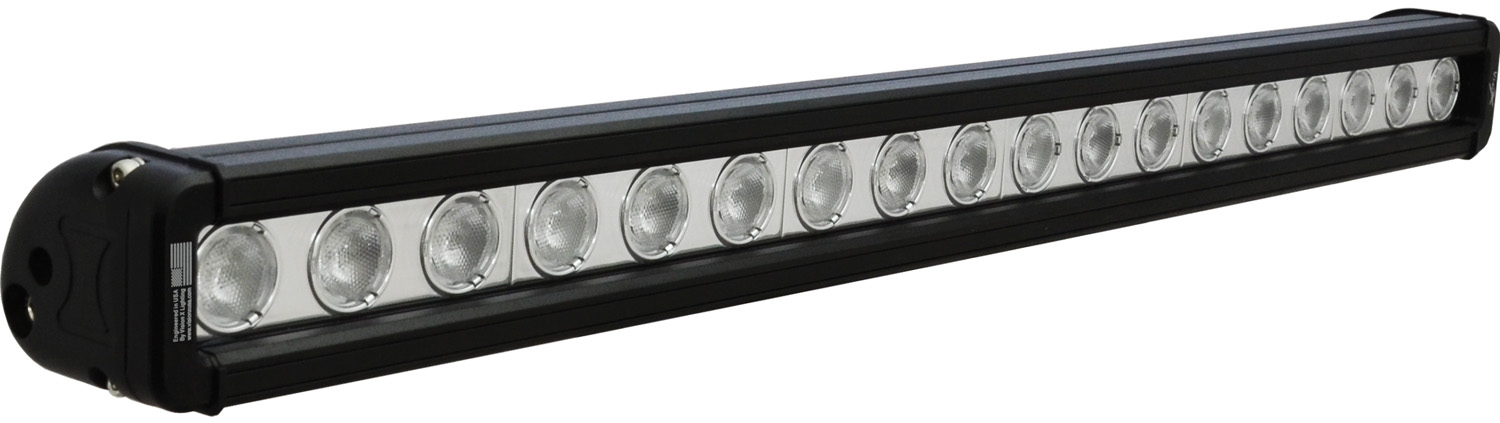 24" XMITTER LOW PROFILE BLACK 18 3W LED'S 40? WIDE