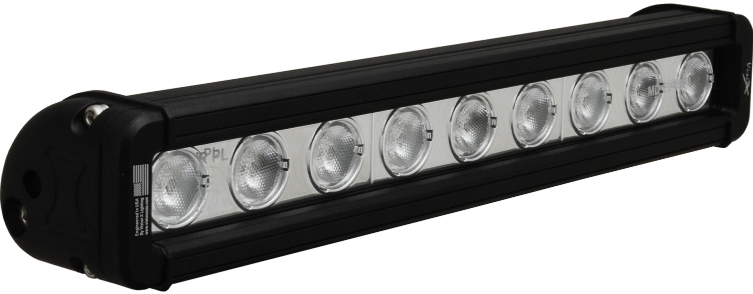 12" XMITTER LOW PROFILE BLACK 9 3W LED'S 40? WIDE
