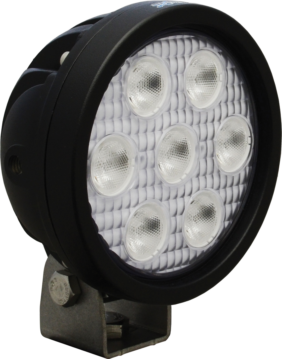 4" ROUND UTILITY MARKET BLACK 7 3W RED LED'S 40? WIDE