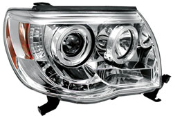 IPCW Tacoma Projector Headlights With Chrome Rings - 05-11