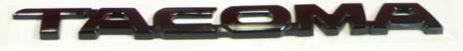 "Tacoma" emblem - Gloss Black - Click Image to Close