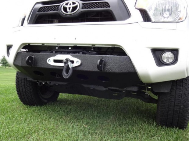 brush guard with winch for toyota tacoma #3