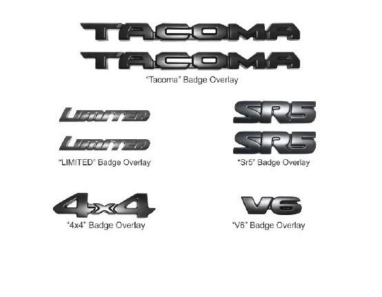 Tacoma Blackout Cover-Lay Applique Full Set - 2016+