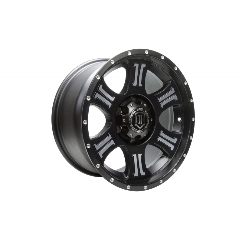 Icon SHIELD 17" Satin Black & Machined Finish Icon SHIELD 17" Satin Black & Machined Finish