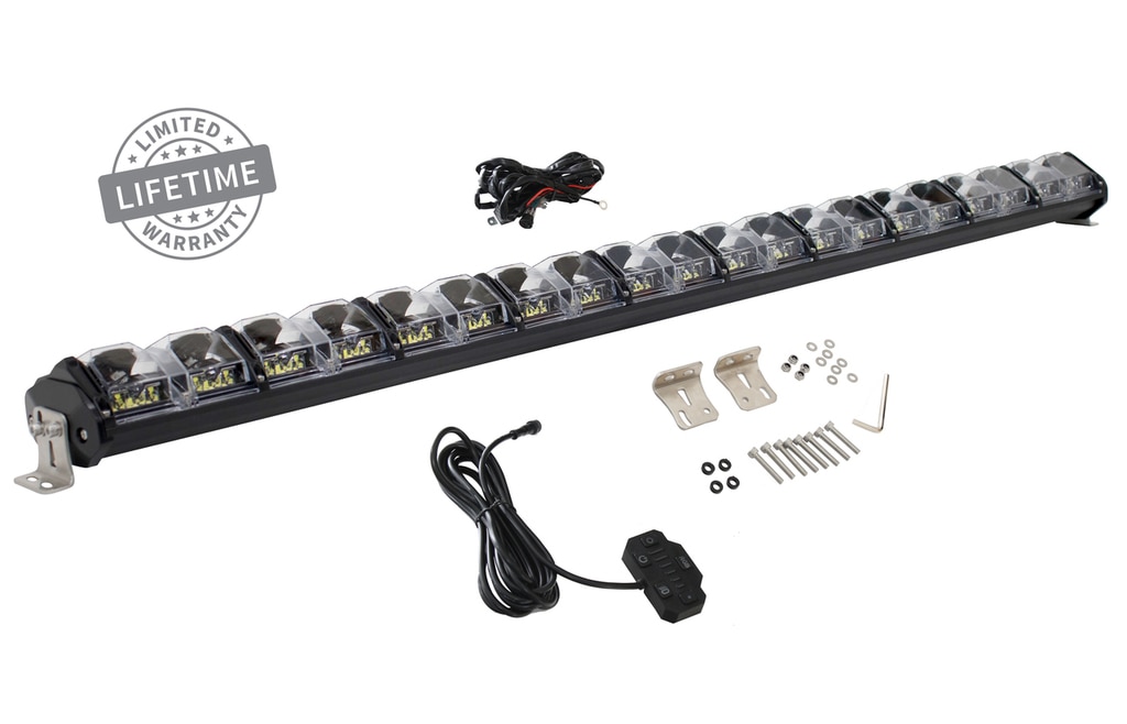 Overland Vehicle Systems 50 Inch LED Light Bar With Variable Beam DRL, RGB Back Light 6 Brightness EKO - Click Image to Close