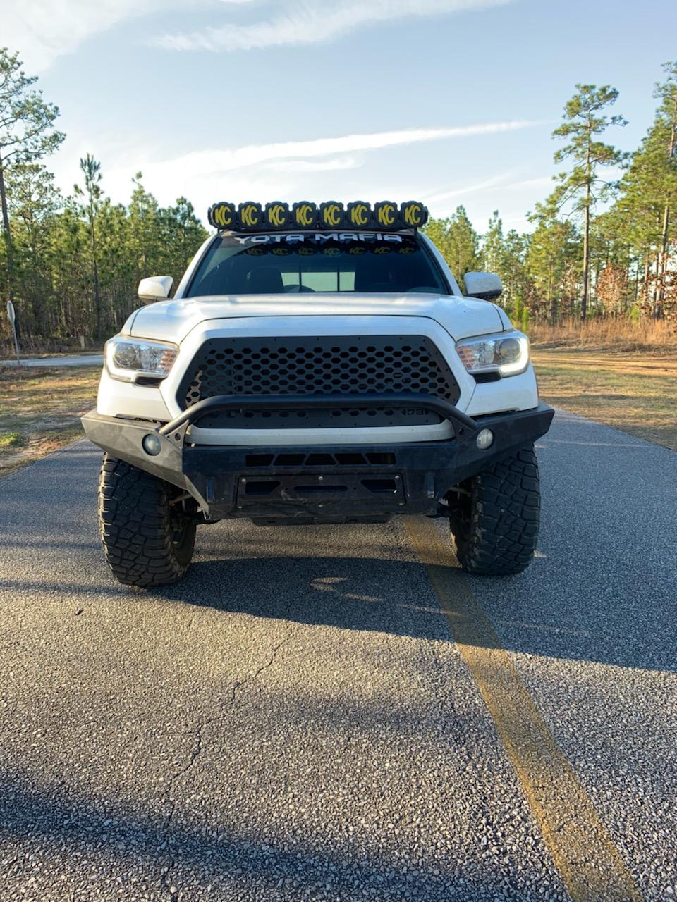 DB Customz Tacoma Drop-In Grille Insert; Honeycomb; 2016-2020 - Click Image to Close