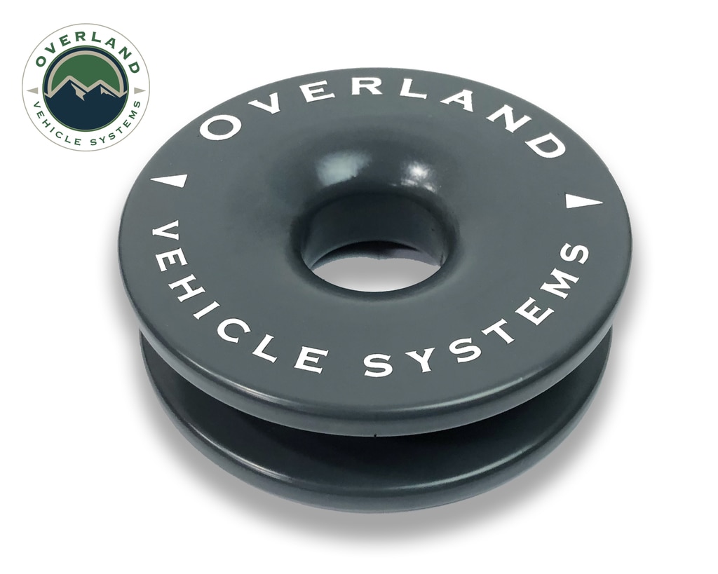 Overland Vehicle Systems 23 Inch Soft Shackle 7/16 Inch Diameterќ Combo Pack 41,000 lb and 4.0 Inch Recovery Ring
