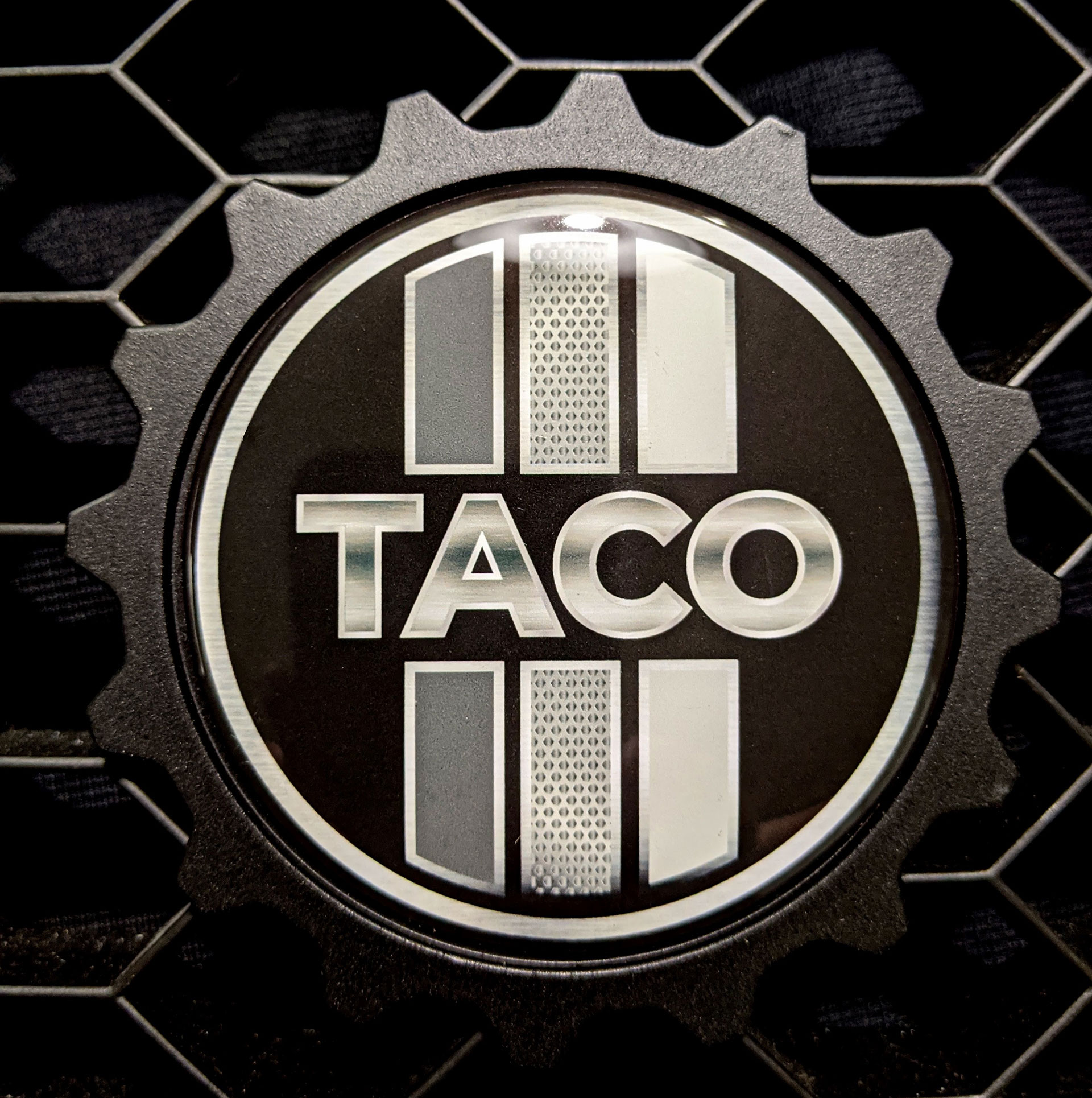 80's Taco Monochrome Badge