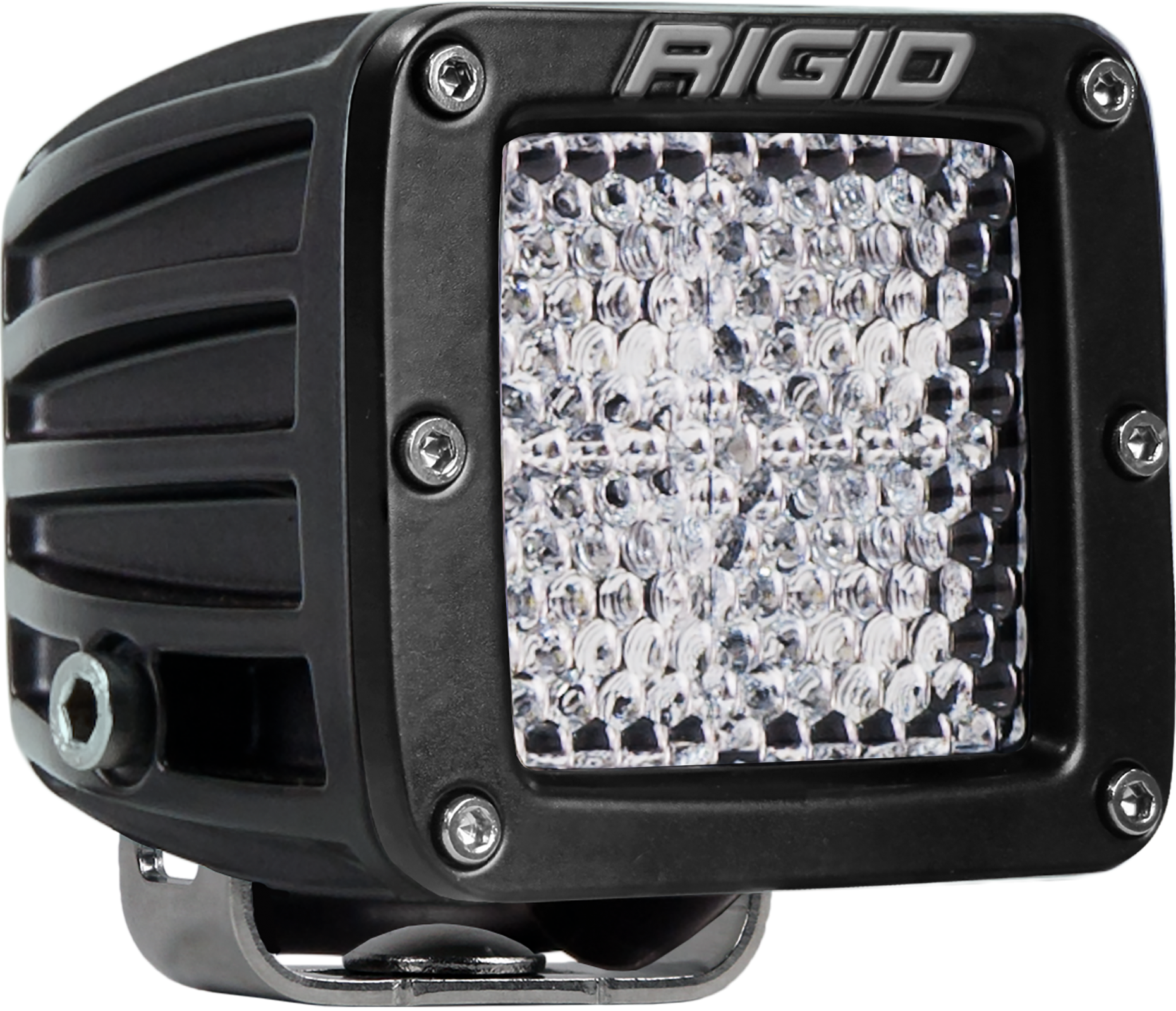 Rigid Industries Diffused Surface Mount Black D-Series Pro - Click Image to Close