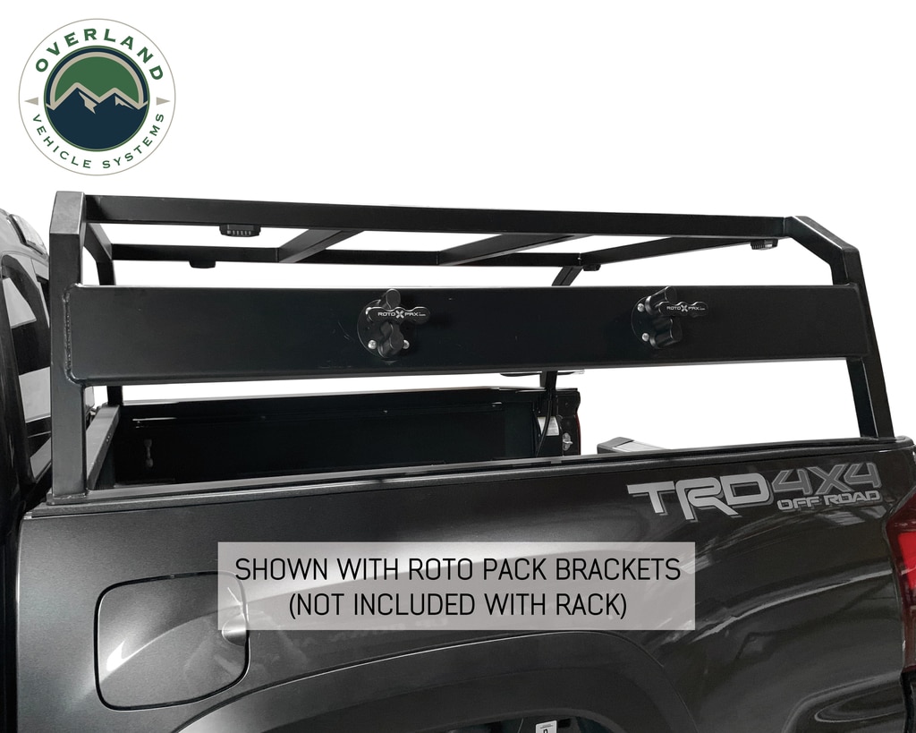 Overland Vehicle Systems Tacoma Bed Rack Discovery Rack Tacoma Short Bed Black