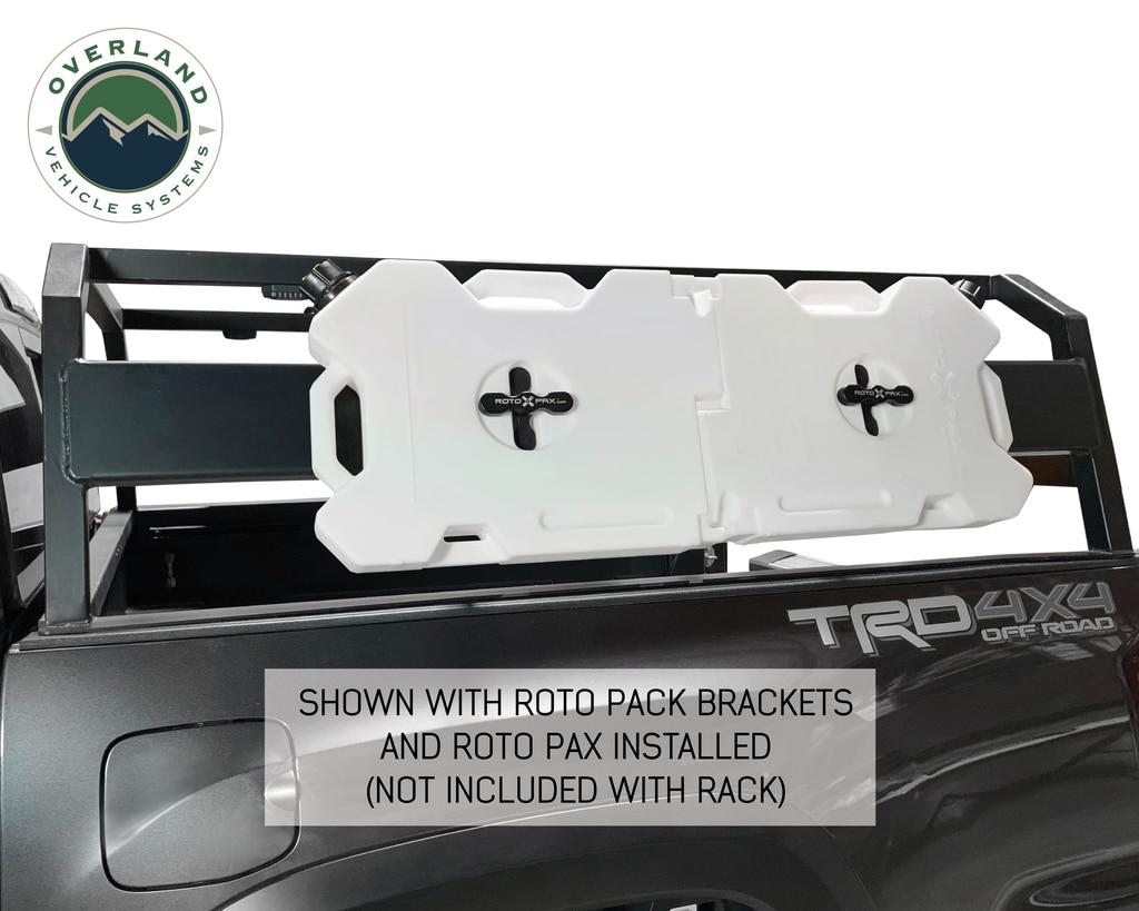 Overland Vehicle Systems Tacoma Bed Rack Discovery Rack Tacoma Short Bed Black - Click Image to Close