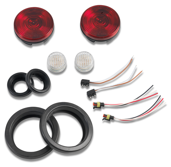 Universal LED Light Kits - Led Light Kit 4" Tail & 2" Reverse Combo(Pair)