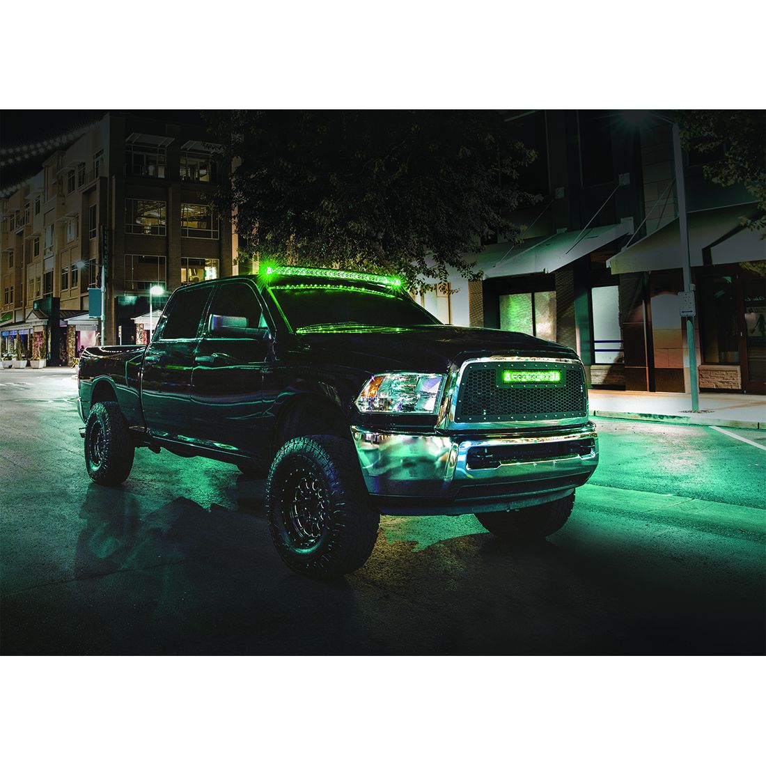 Rigid Industries 30 Inch LED Light Bar Single Row Curved White Backlight Radiance Plus