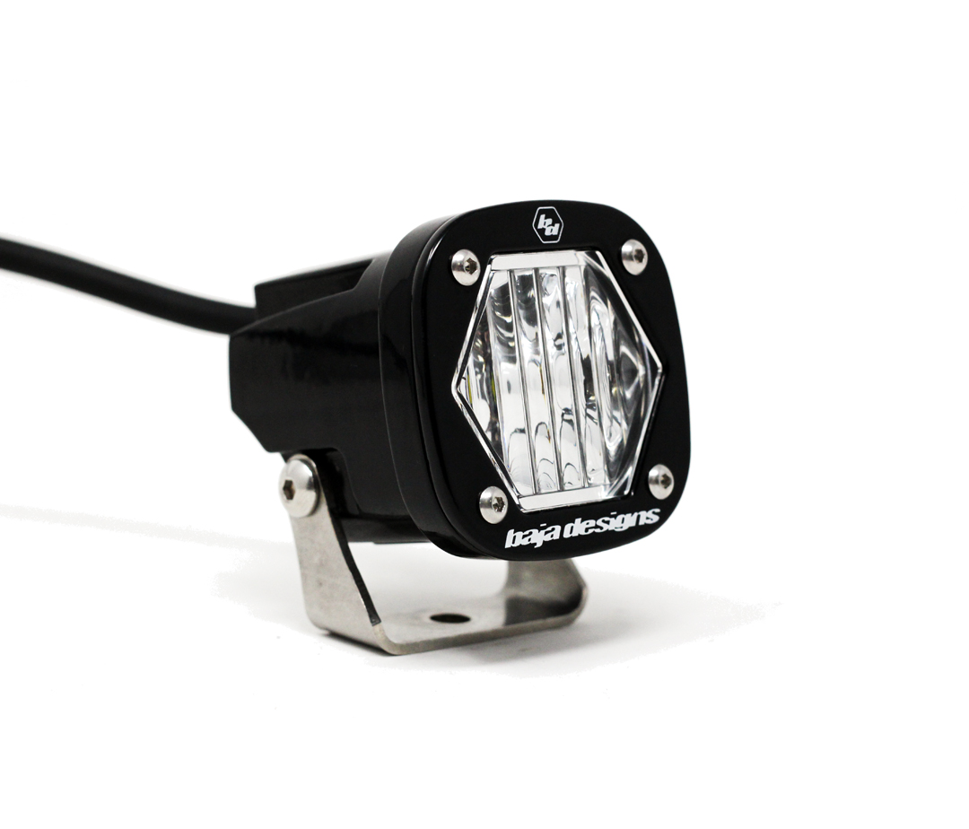 Baja Designs S1 Wide Cornering LED Light with Mounting Bracket Single - Click Image to Close