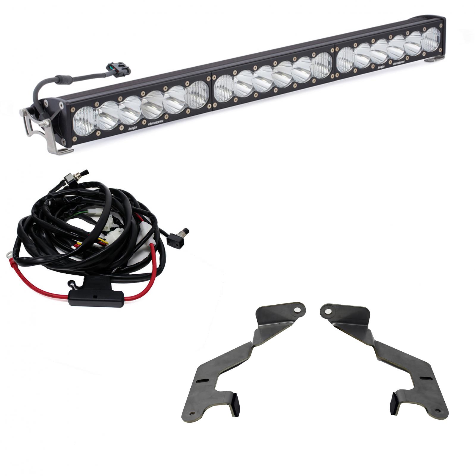 Baja Designs Tundra 30 Inch Grill LED Light Bar For 14-On Toyota Tundra OnX6+ Kit - Click Image to Close