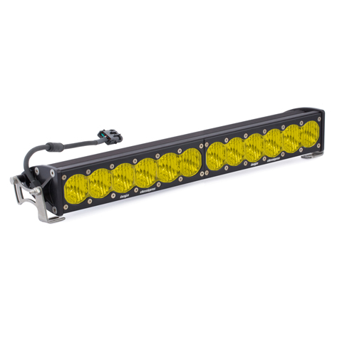 Baja Designs 20 Inch LED Light Bar Single Amber Straight Wide Driving Combo Pattern OnX6 - Click Image to Close