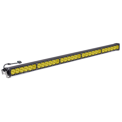 Baja Designs 50 Inch LED Light Bar Amber Wide Driving Pattern OnX6 Series - Click Image to Close