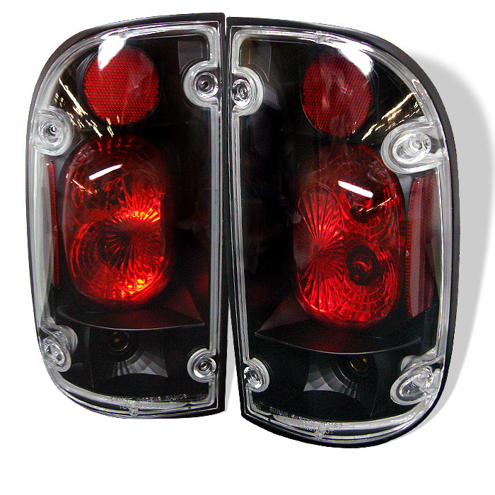 Spyder for Toyota Tacoma 01-04 Euro Style Tail Lights - Black