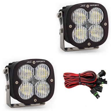 Baja Designs LED Light Pods Wide Cornering Pattern Pair XL Sport Series - Click Image to Close