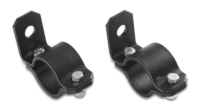 Universal Auxiliary Light Tab Brackets Fits 1 3/4" Round Tubing