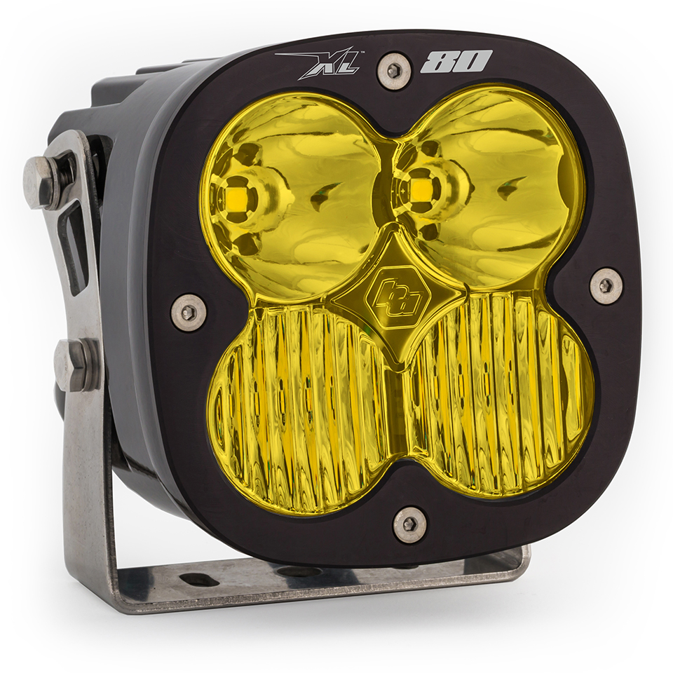 Baja Designs LED Light Pods Amber Lens Spot Each XL80 Driving/Combo - Click Image to Close