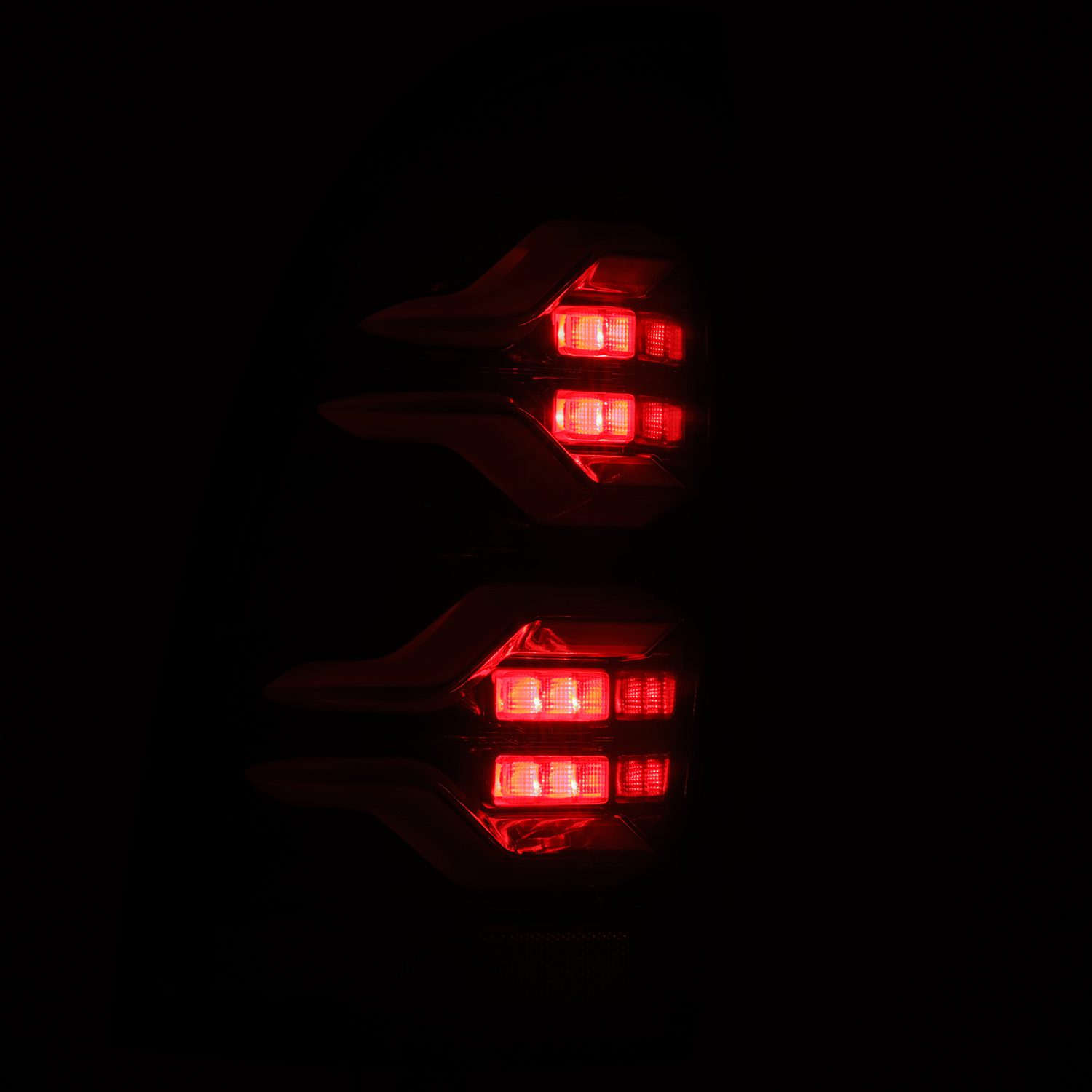 AlphaRex LUXX-Series LED Tail Lights Alpha-Black 05-15 Toyota Tacoma