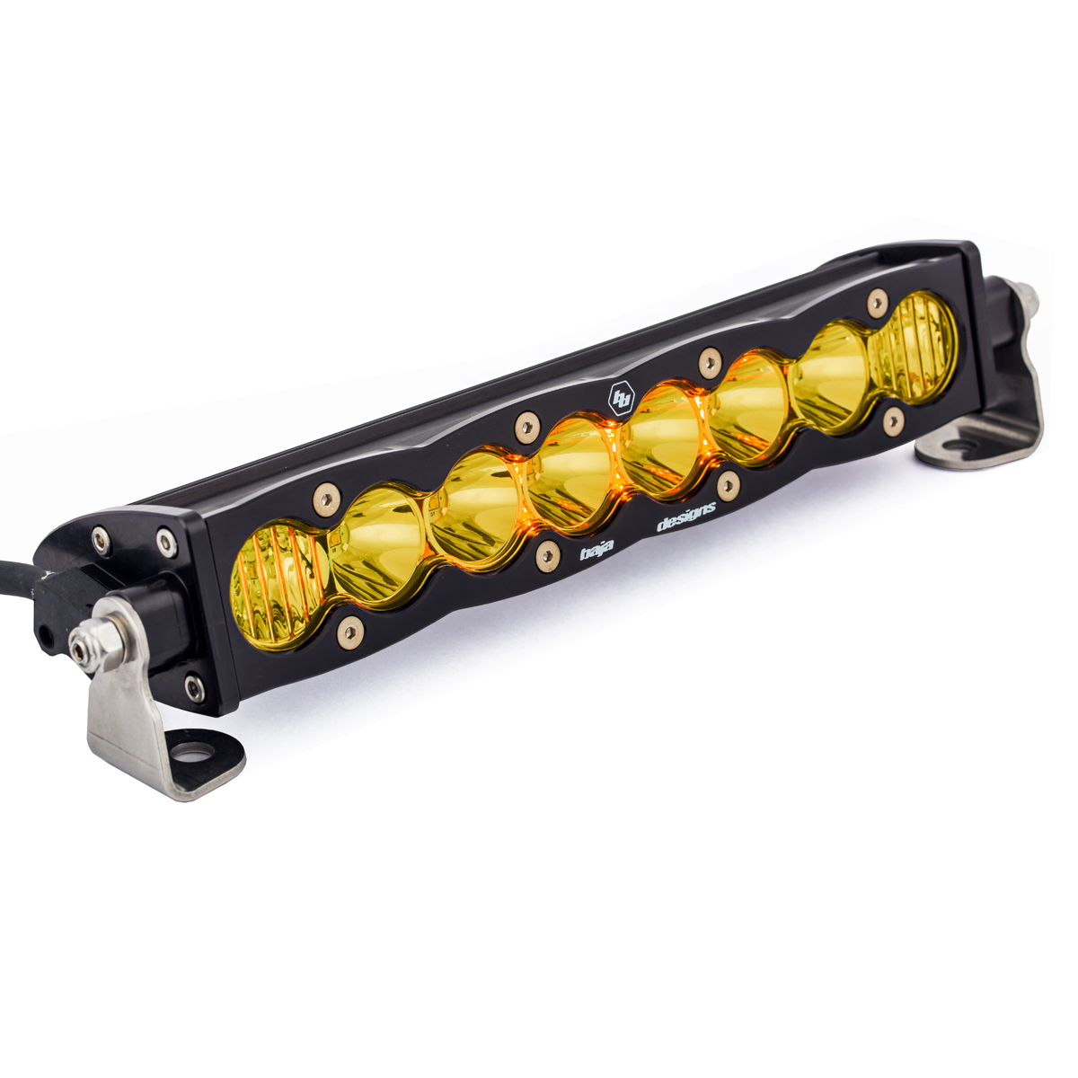 Baja Designs 10 Inch LED Light Bar Driving Combo Amber Lens Pattern S8 Series - Click Image to Close