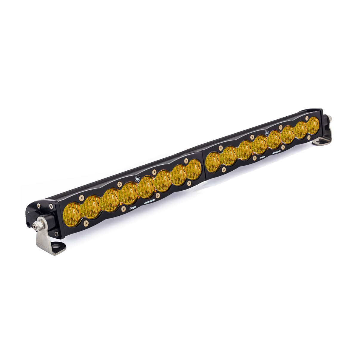Baja Designs 20 Inch LED Light Bar Single Amber Straight Wide Driving Pattern S8 Series - Click Image to Close
