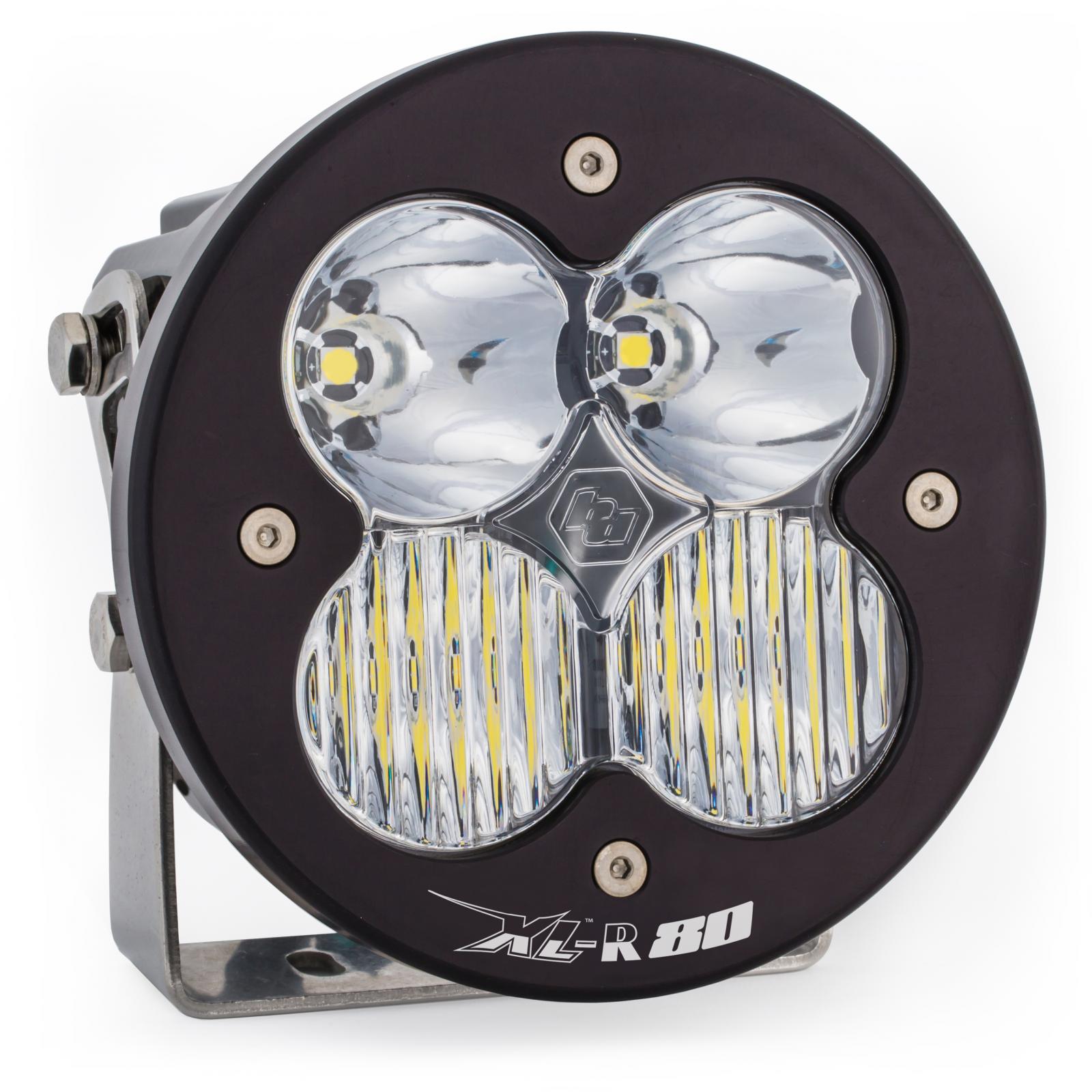 Baja Designs LED Light Pods Clear Lens Spot Each XL R 80 Driving/Combo