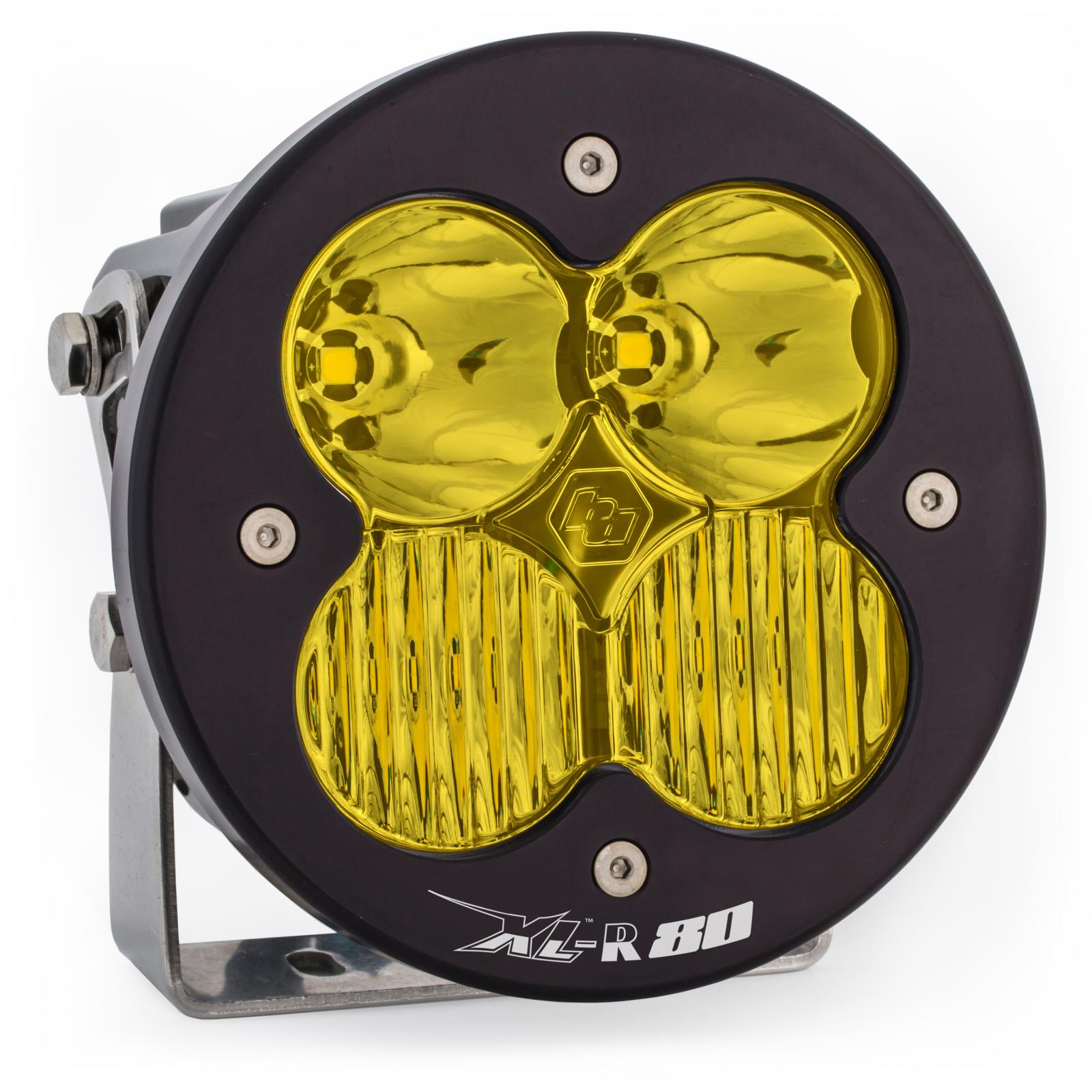Baja Designs LED Light Pods Amber Lens Spot Each XL R 80 Driving/Combo - Click Image to Close