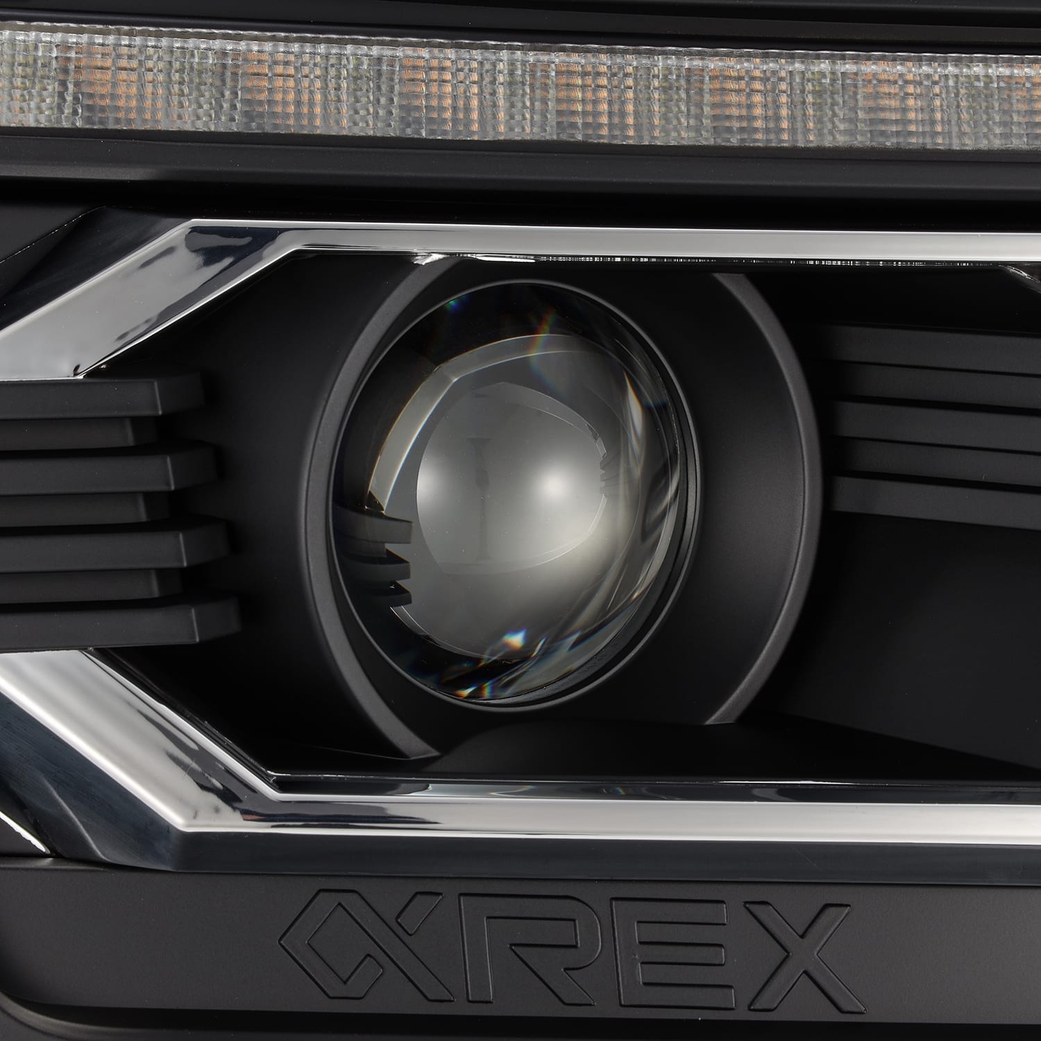 AlphaRex LUXX-Series LED Projector Headlights Black 12-15 Toyota Tacoma - Click Image to Close