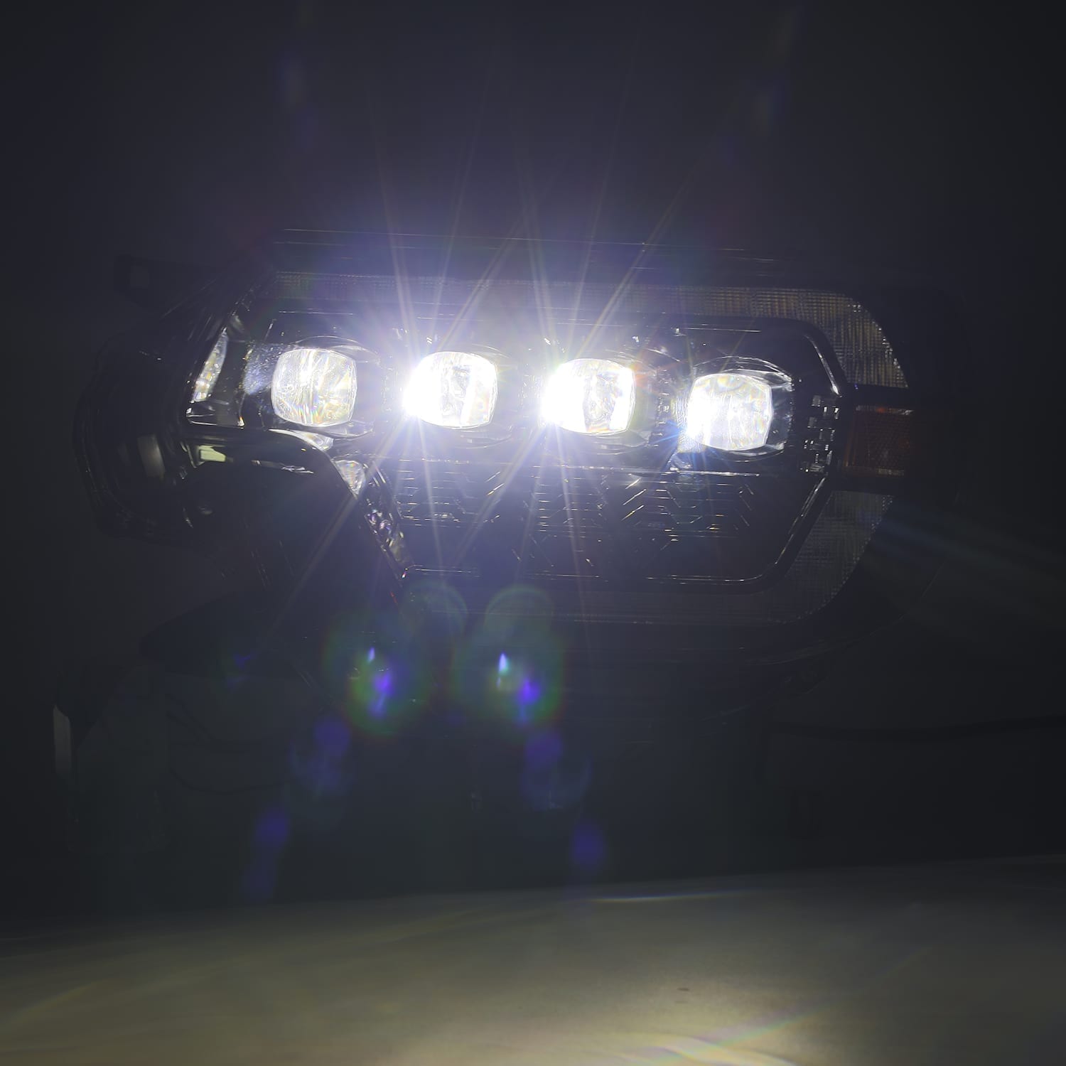 AlphaRex NOVA-Series LED Projector Headlights Alpha-Black 12-15 Toyota Tacoma