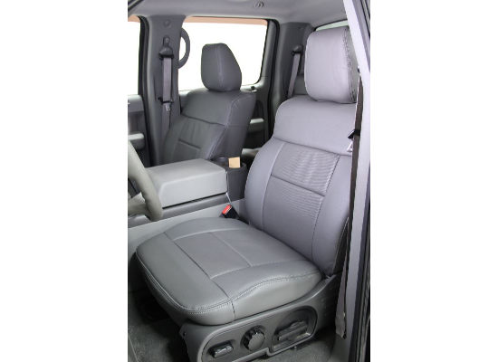Clazzio Custom Seat Covers - Leather - Front Seats - Gray