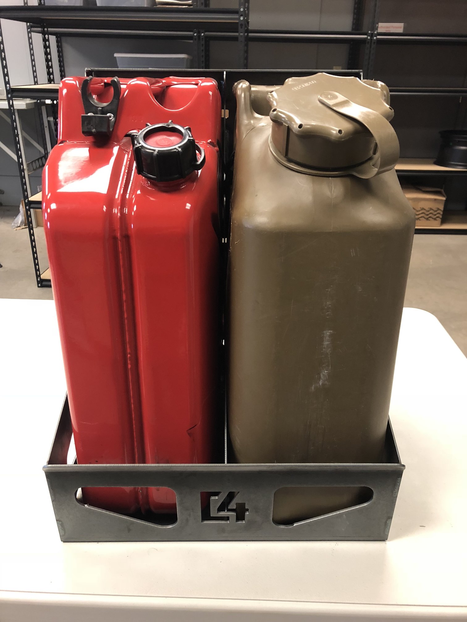 C4 Fabrication Dual Jerry Can Holder