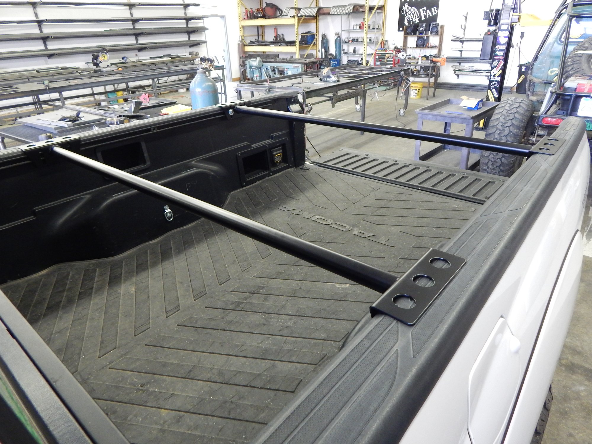 C4 Fabrication Lo-Pro Bed Bars 2nd and 3rd Gen Tacoma 2005+ - Click Image to Close