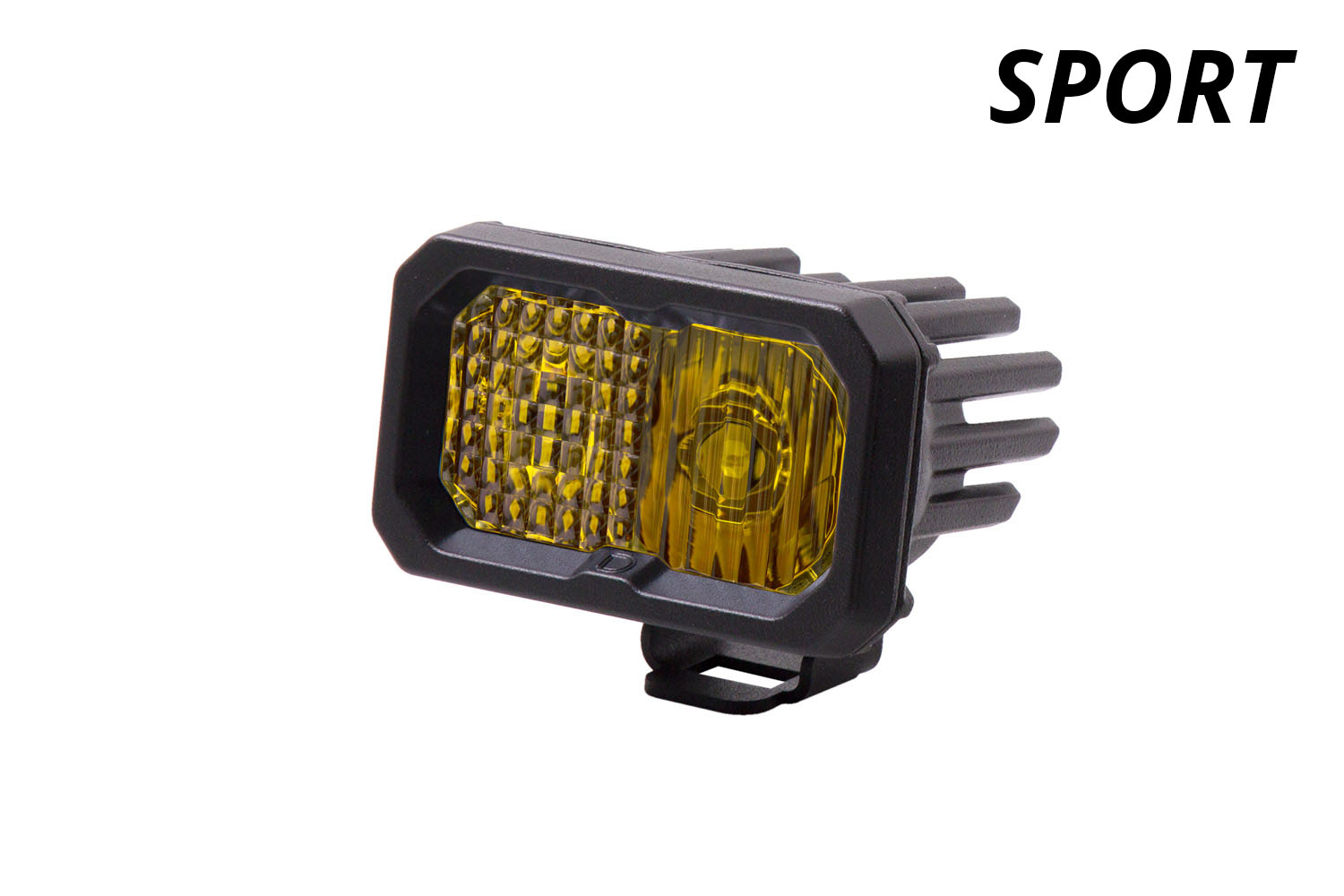 Diode Dynamics Stage Series 2 Inch LED Pod, Sport Yellow Driving Standard ABL Each - Click Image to Close