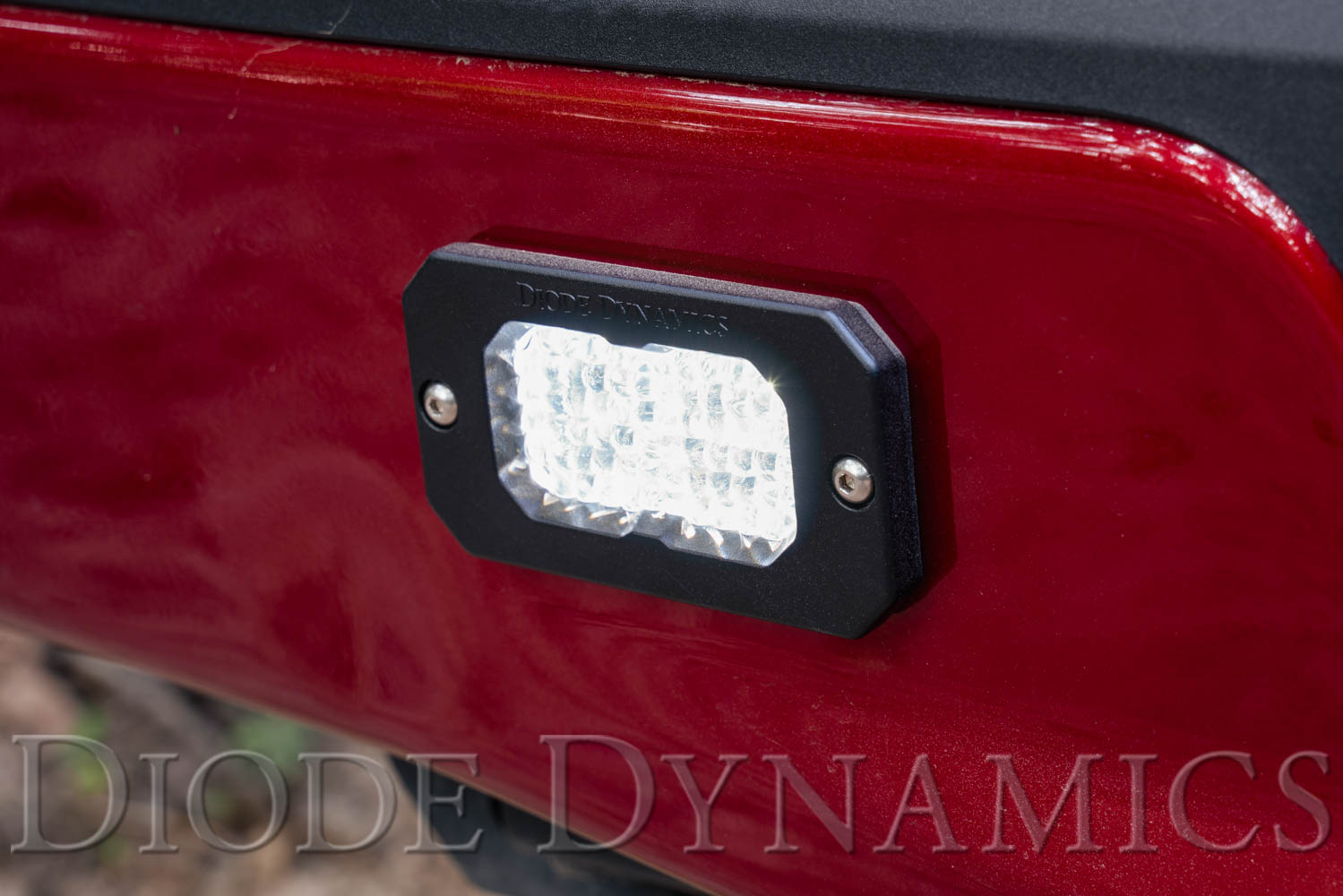 Diode Dynamics Stage Series 2 Inch LED Pod, Sport White Flood Flush BBL Pair