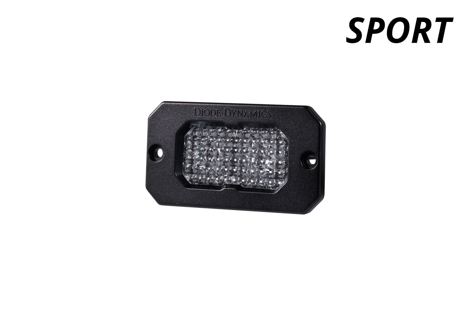 Diode Dynamics Stage Series 2 Inch LED Pod, Sport White Flood Flush BBL Each - Click Image to Close