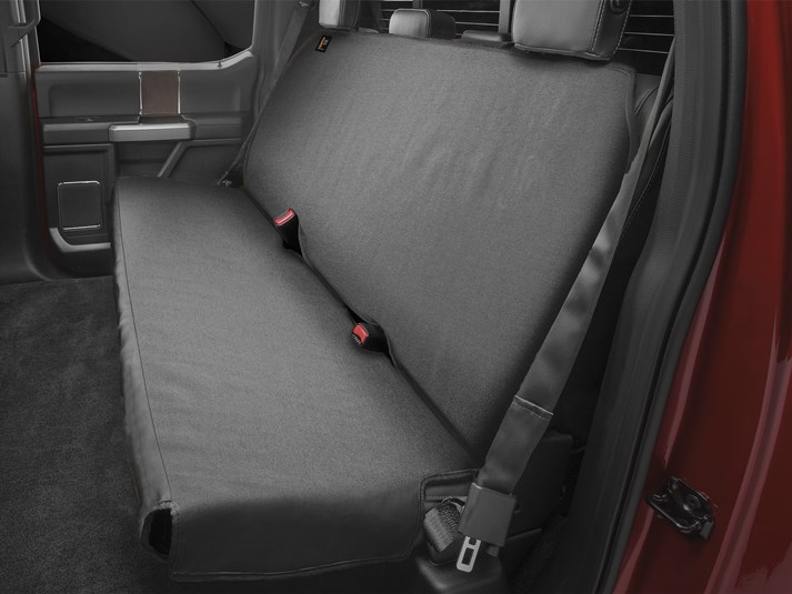 WeatherTech Toyota Tacoma Seat Protector - Black - 2001-2016 - Click Image to Close