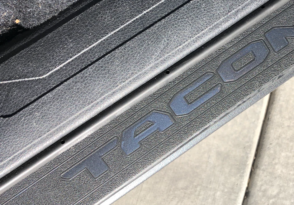 Empyre 2016 - 2022 Toyota Tacoma Door Sill Decal Inserts - Click Image to Close